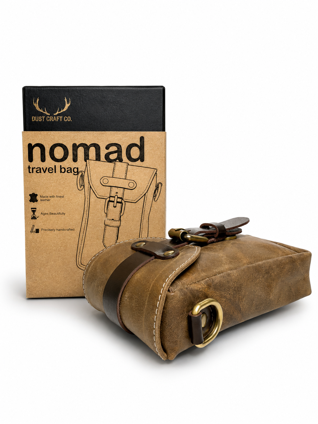Pure Leather Nomad Travel Bag