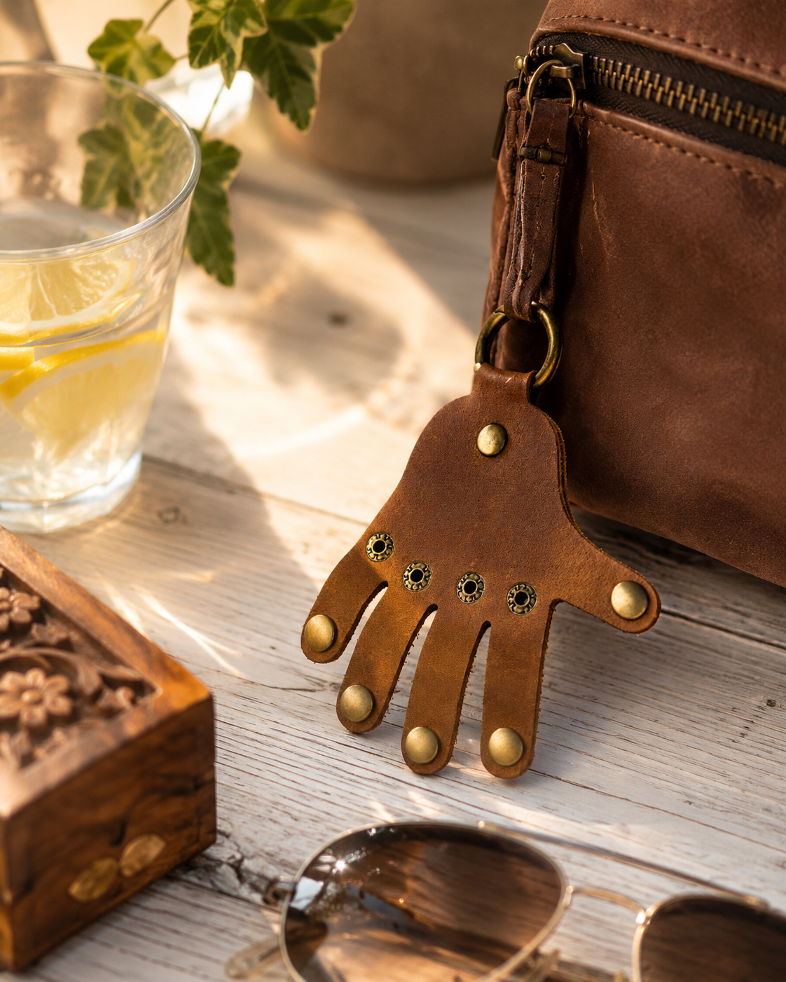 Guardian palm Grip Charm