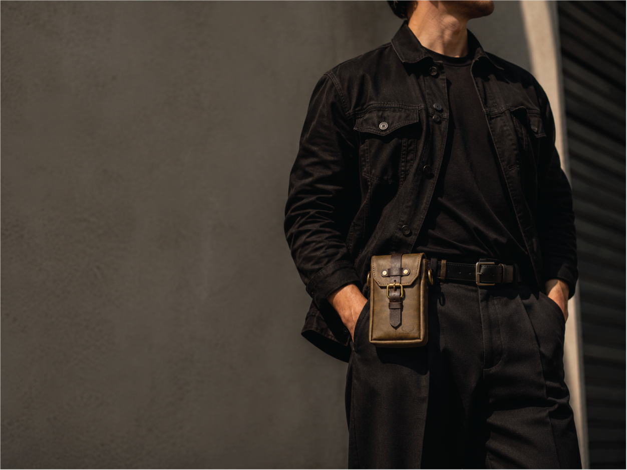 Pure Leather Nomad Travel Bag