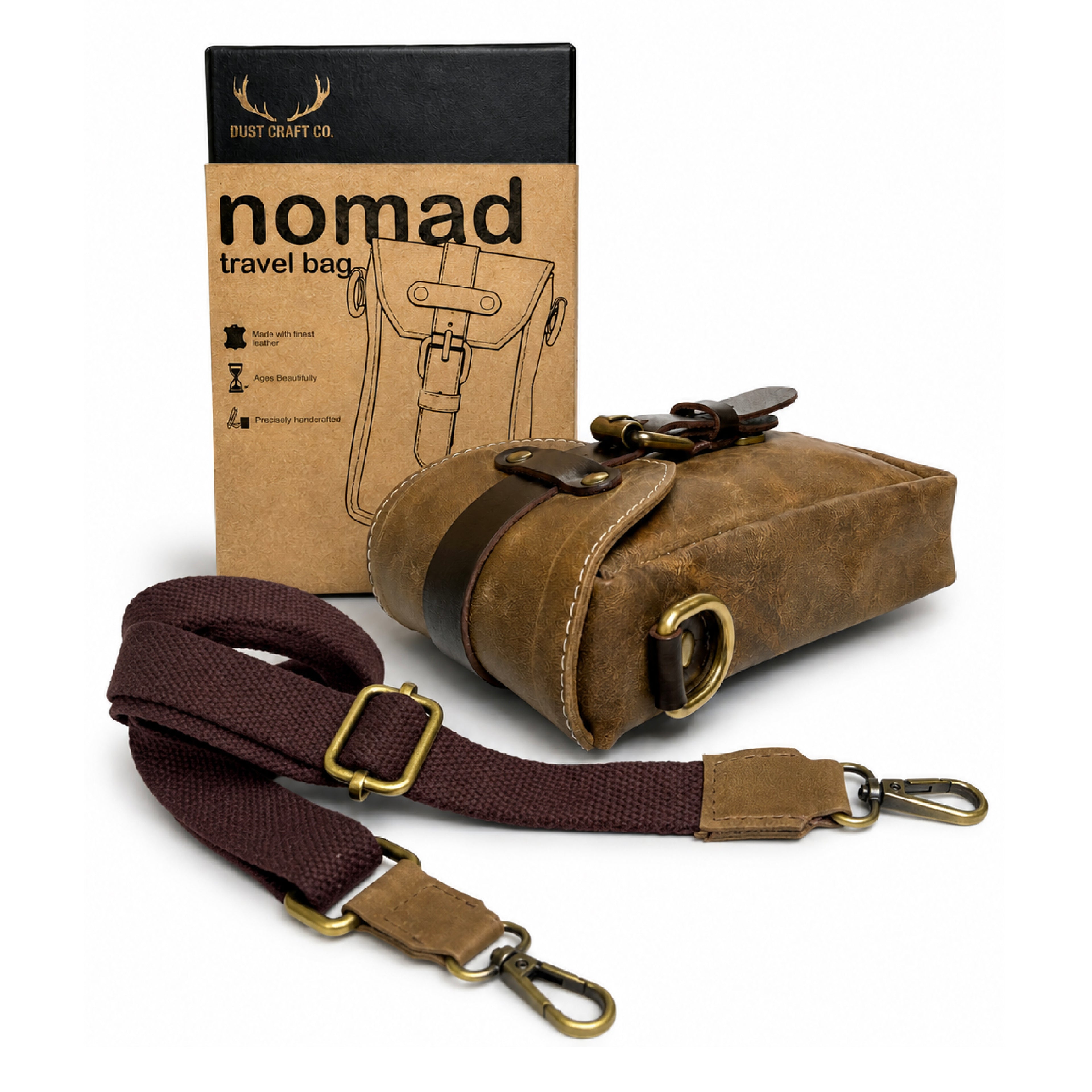 Pure Leather Nomad Travel Bag
